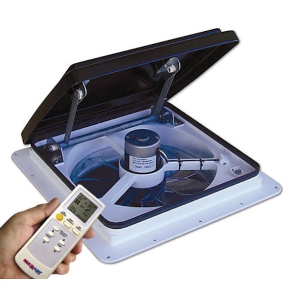 Maxxair Smoke RV 4Speed Fan 00A04401K Zoro